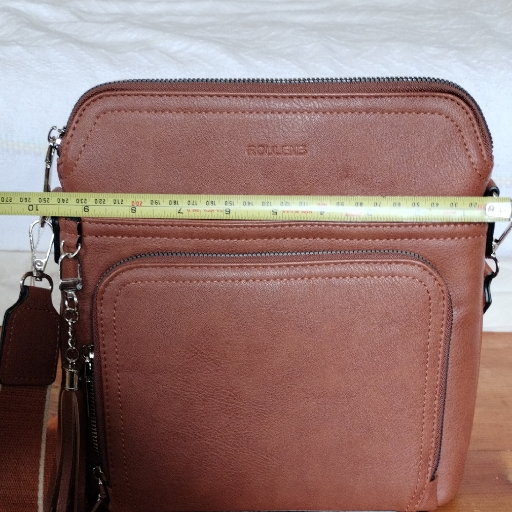 NWT Roulens Women's Crossbody Faux Leather Bag - Picture 9 of 10